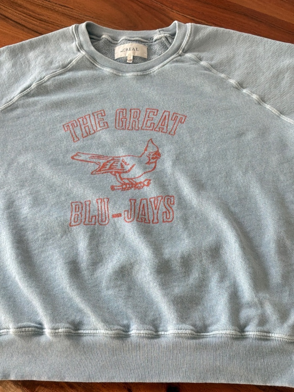 THIS IS THE GREAT /COLLEGE SHORT SLEEVE SWEATSHIRT